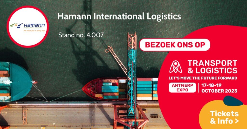 Hamann at the Transport & Logistics fair in Antwerp Expo!